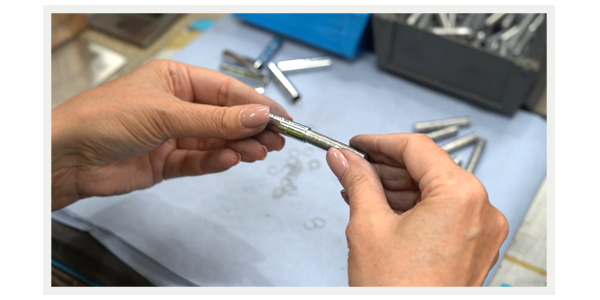 TDG16 Tread Depth Gauge being assembled by the PCL team