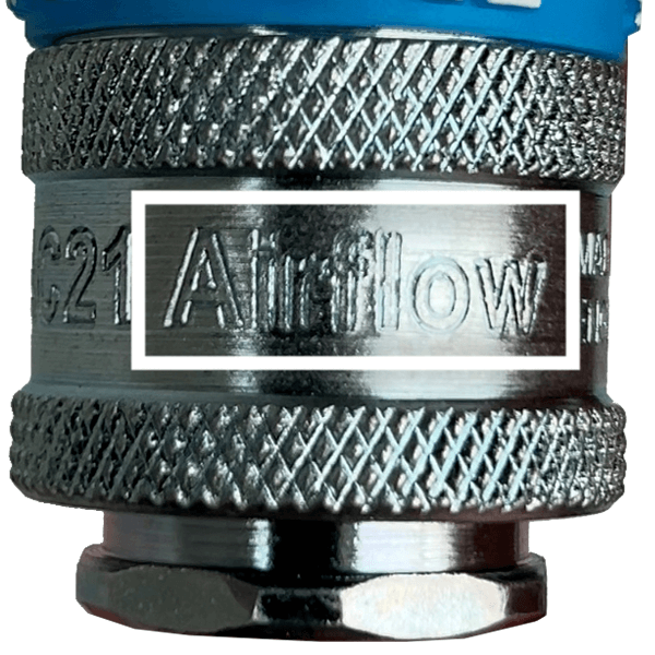 Series Name on a PCL Airflow Coupling